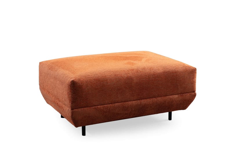 4-sits Soffa med Divan Floransa - Orange - Möbler - Soffa - Divansoffa & schäslongsoffa - 4 sits soffa med divan