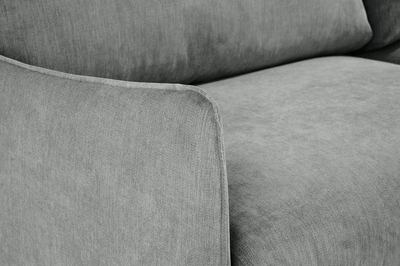 Schäslongsoffa Colt Lyx Höger - Grå/Ek - Möbler - Soffa - Divansoffa & schäslongsoffa - 4 sits soffa med divan