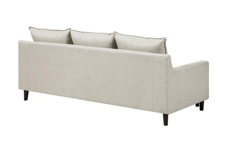 Soffa Elvenes 206 cm - Beige|Grå - Möbler - Soffa - Divansoffa & schäslongsoffa - 4 sits soffa med divan