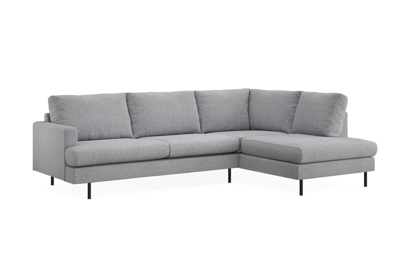 Soffa m. Schäslong Armunia Compact 4-sits - Grå - Möbler - Soffa - Divansoffa & schäslongsoffa - 4 sits soffa med divan