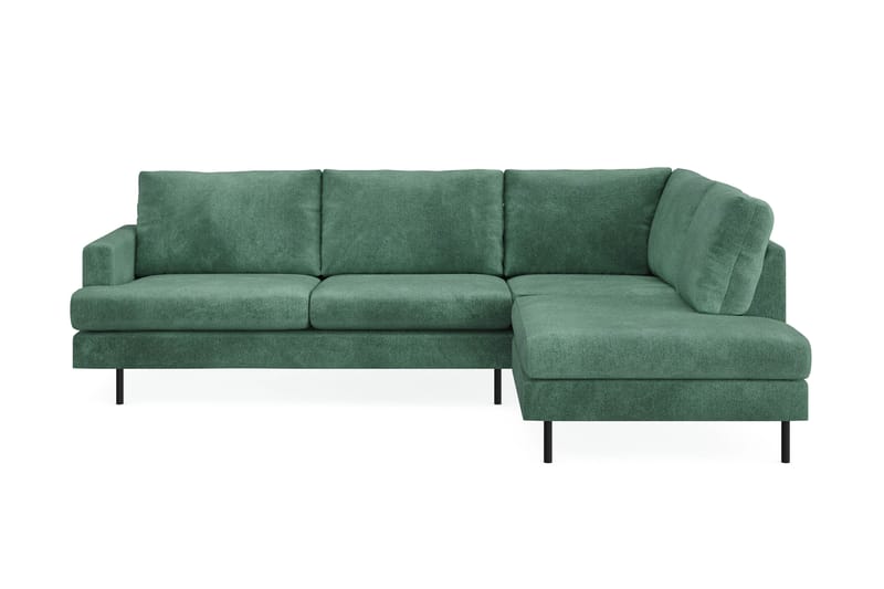 Soffa m. Schäslong Armunia Compact 4-sits - Grön - Möbler - Soffa - Divansoffa & schäslongsoffa - 4 sits soffa med divan