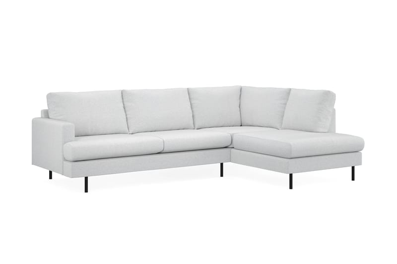 Soffa m. Schäslong Armunia Compact 4-sits - Ljusgrå - Möbler - Soffa - Divansoffa & schäslongsoffa - 4 sits soffa med divan