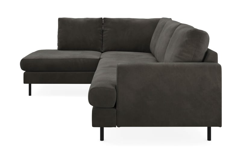 Soffa m. Schäslong Armunia Compact 4-sits - Mörkgrå - Möbler - Soffa - Divansoffa & schäslongsoffa - 4 sits soffa med divan