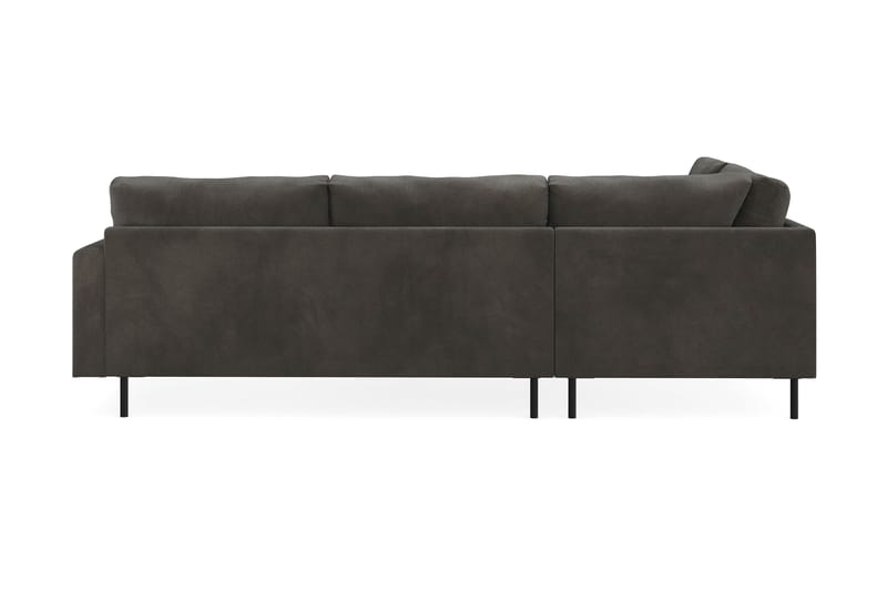 Soffa m. Schäslong Armunia Compact 4-sits - Mörkgrå - Möbler - Soffa - Divansoffa & schäslongsoffa - 4 sits soffa med divan