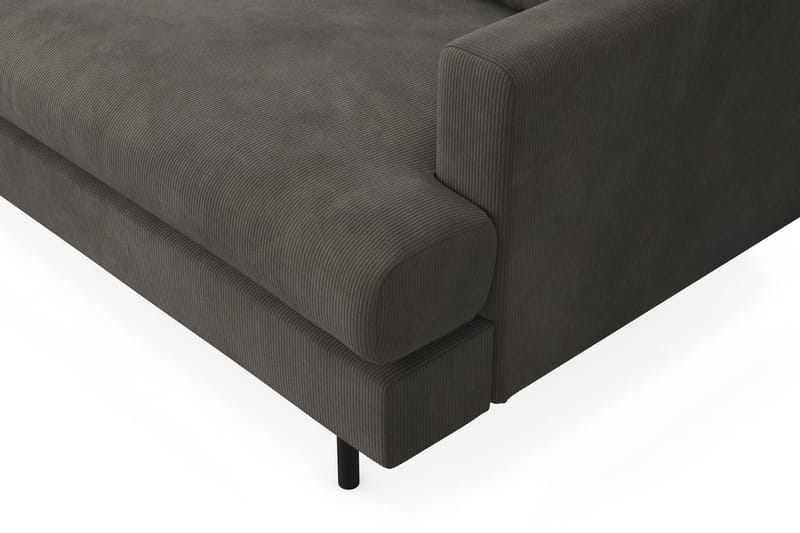 Soffa m. Schäslong Armunia Compact 4-sits - Mörkgrå - Möbler - Soffa - Divansoffa & schäslongsoffa - 4 sits soffa med divan