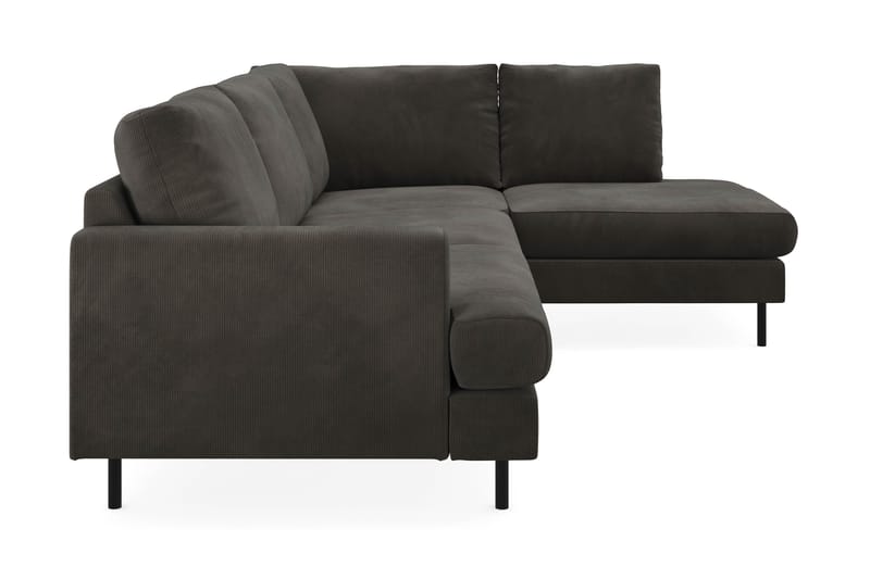 Soffa m. Schäslong Armunia Compact 4-sits - Mörkgrå - Möbler - Soffa - Divansoffa & schäslongsoffa - 4 sits soffa med divan