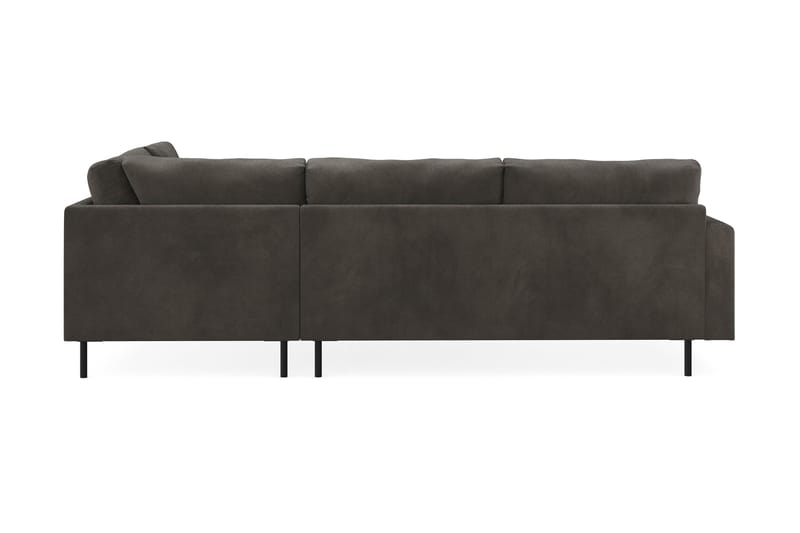 Soffa m. Schäslong Armunia Compact 4-sits - Mörkgrå - Möbler - Soffa - Divansoffa & schäslongsoffa - 4 sits soffa med divan