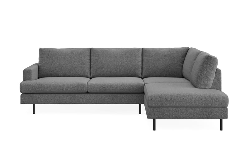 Soffa m. Schäslong Armunia Compact 4-sits - Mörkgrå - Möbler - Soffa - Divansoffa & schäslongsoffa - 4 sits soffa med divan