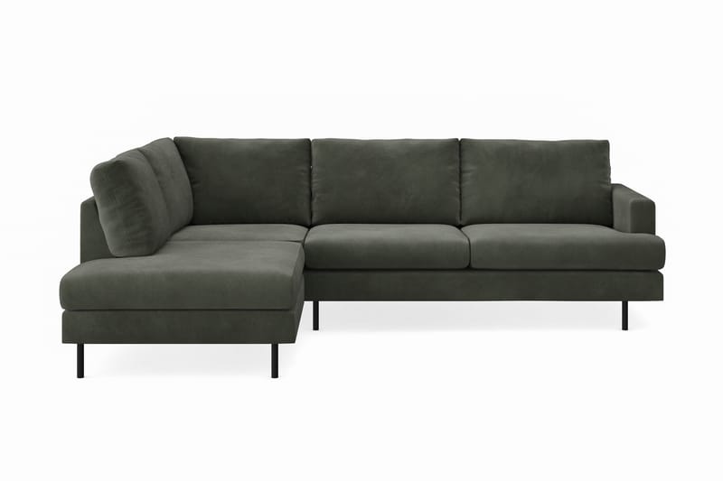 Soffa m. Schäslong Armunia Compact 4-sits - Mörkgrön - Möbler - Soffa - Divansoffa & schäslongsoffa - 4 sits soffa med divan