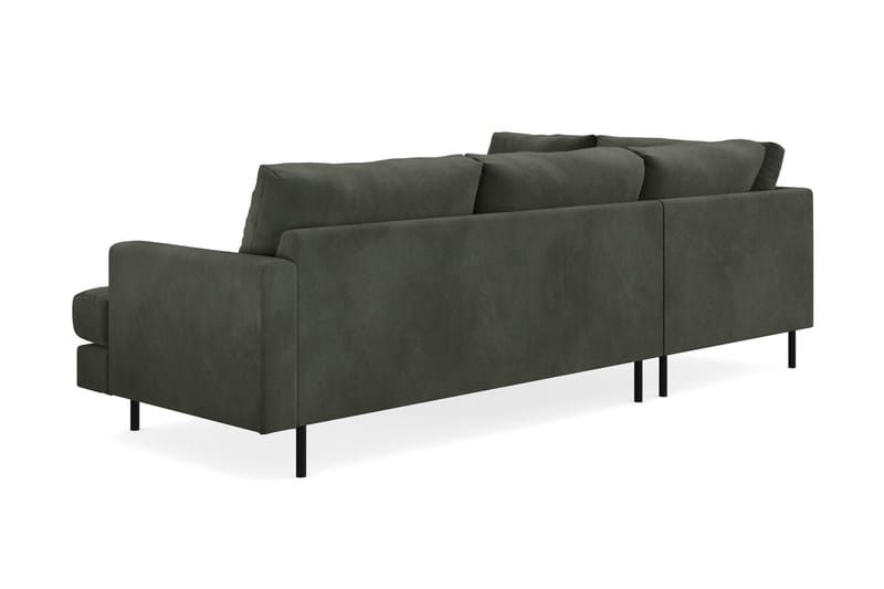 Soffa m. Schäslong Armunia Compact 4-sits - Mörkgrön - Möbler - Soffa - Divansoffa & schäslongsoffa - 4 sits soffa med divan