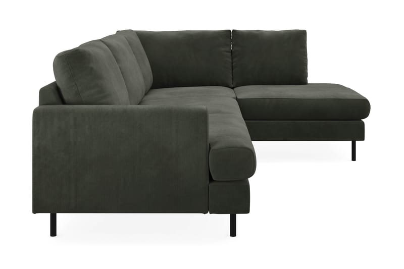 Soffa m. Schäslong Armunia Compact 4-sits - Mörkgrön - Möbler - Soffa - Divansoffa & schäslongsoffa - 4 sits soffa med divan