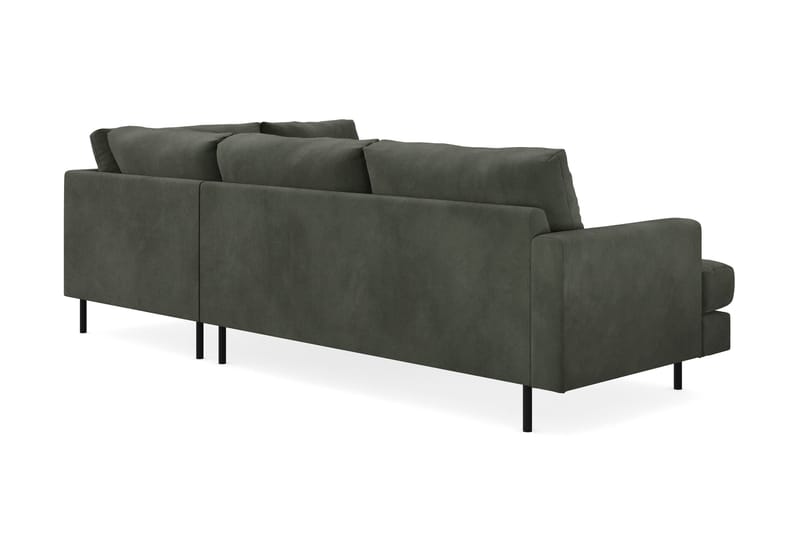 Soffa m. Schäslong Armunia Compact 4-sits - Mörkgrön - Möbler - Soffa - Divansoffa & schäslongsoffa - 4 sits soffa med divan