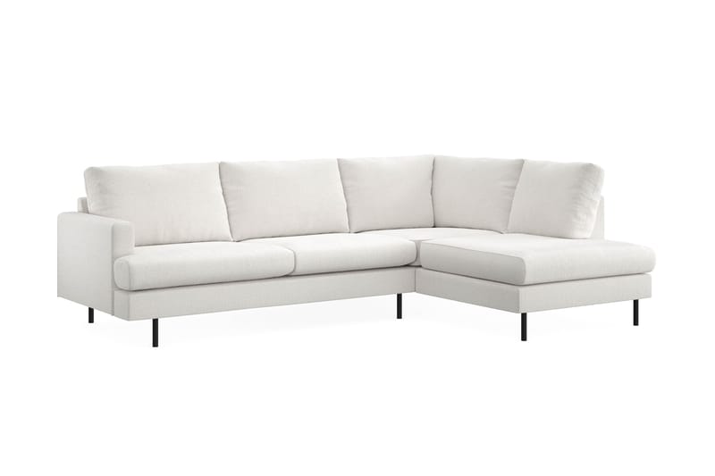 Soffa m. Schäslong Armunia Compact 4-sits - Vit - Möbler - Soffa - Divansoffa & schäslongsoffa - 4 sits soffa med divan