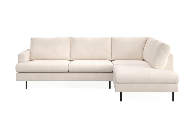 Soffa m. Schäslong Menard Compact 4-sits - Beige - Möbler - Soffa - Divansoffa & schäslongsoffa - 4 sits soffa med divan