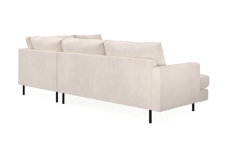 Soffa m. Schäslong Menard Compact 4-sits - Beige - Möbler - Soffa - Divansoffa & schäslongsoffa - 4 sits soffa med divan