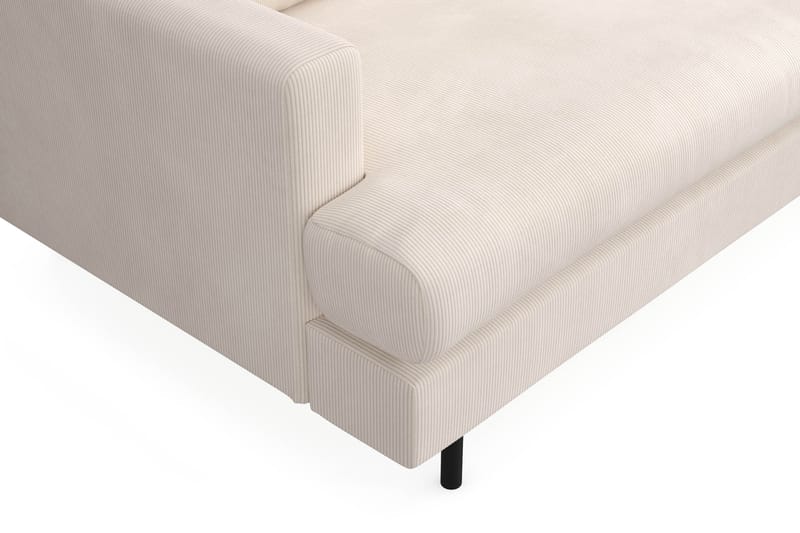 Soffa m. Schäslong Menard Compact 4-sits - Beige - Möbler - Soffa - Divansoffa & schäslongsoffa - 4 sits soffa med divan