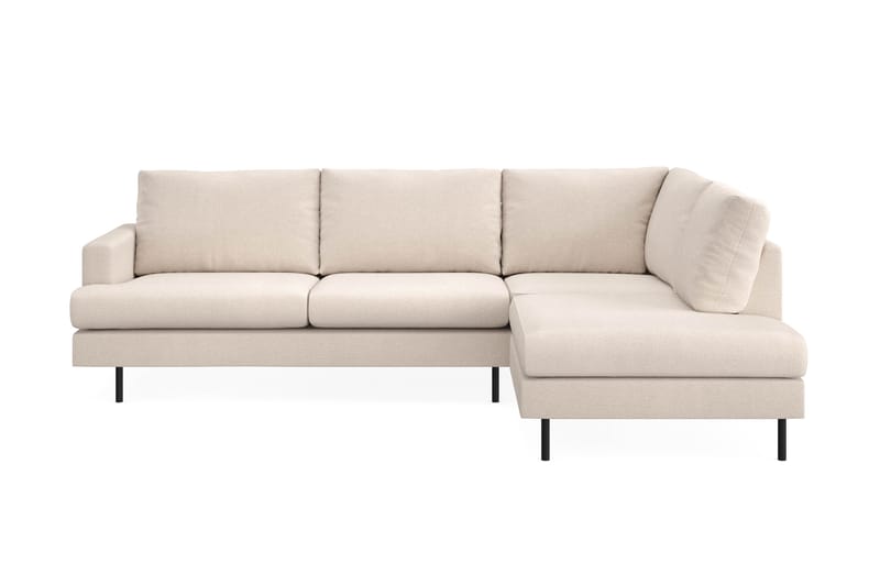 Soffa m. Schäslong Menard Compact 4-sits - Beige - Möbler - Soffa - Divansoffa & schäslongsoffa - 4 sits soffa med divan