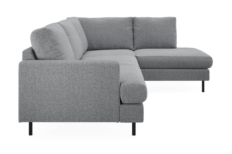 Soffa m. Schäslong Menard Compact 4-sits - Grå - Möbler - Soffa - Divansoffa & schäslongsoffa - 4 sits soffa med divan