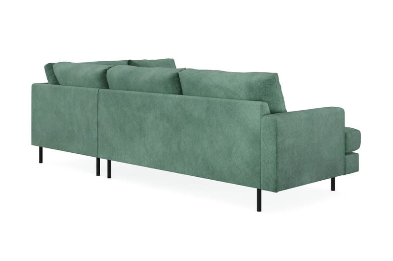 Soffa m. Schäslong Menard Compact 4-sits - Grön - Möbler - Soffa - Divansoffa & schäslongsoffa - 4 sits soffa med divan