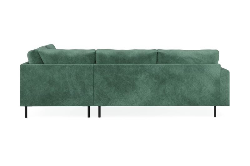 Soffa m. Schäslong Menard Compact 4-sits - Grön - Möbler - Soffa - Divansoffa & schäslongsoffa - 4 sits soffa med divan