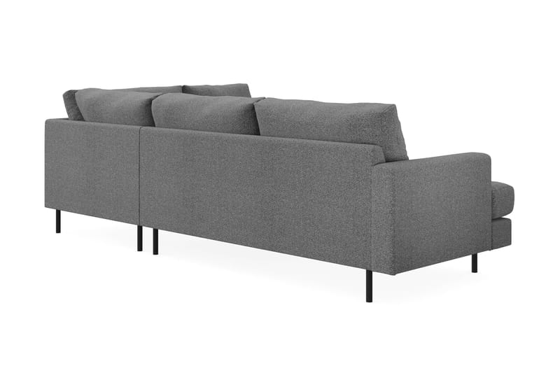 Soffa m. Schäslong Menard Compact 4-sits - Mörkgrå - Möbler - Soffa - Divansoffa & schäslongsoffa - 4 sits soffa med divan