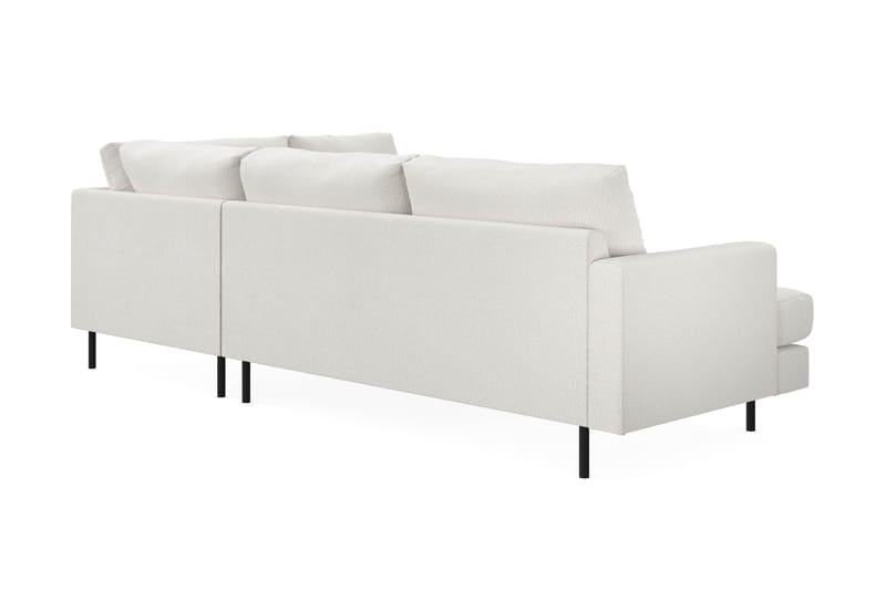 Soffa m. Schäslong Menard Compact 4-sits - Vit - Möbler - Soffa - Divansoffa & schäslongsoffa - 4 sits soffa med divan