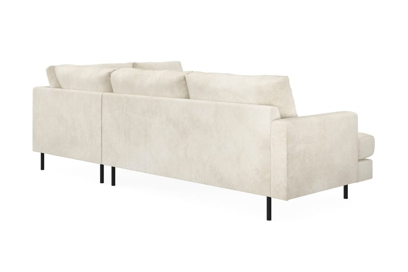 Soffa m. Schäslong Menard Compact 4-sits - Vit - Möbler - Soffa - Divansoffa & schäslongsoffa - 4 sits soffa med divan