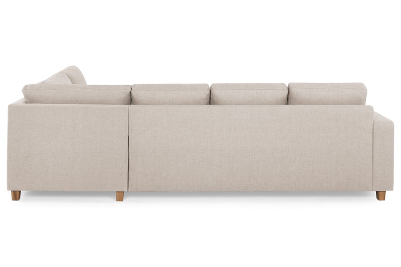 U-soffa Nevada Large Divan Vänster - Beige - Möbler - Soffa - Divansoffa & schäslongsoffa - 4 sits soffa med divan