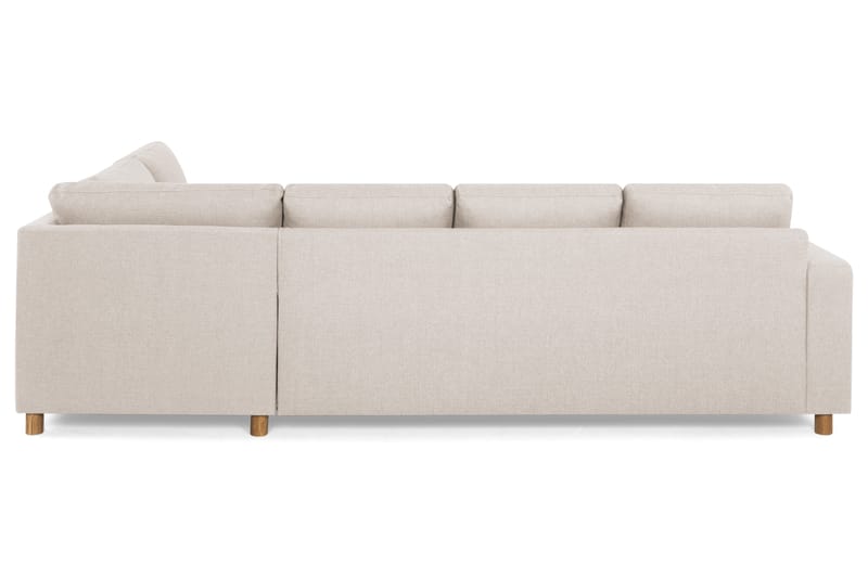 U-soffa Nevada Large Divan Vänster - Beige - Möbler - Soffa - Divansoffa & schäslongsoffa - 4 sits soffa med divan