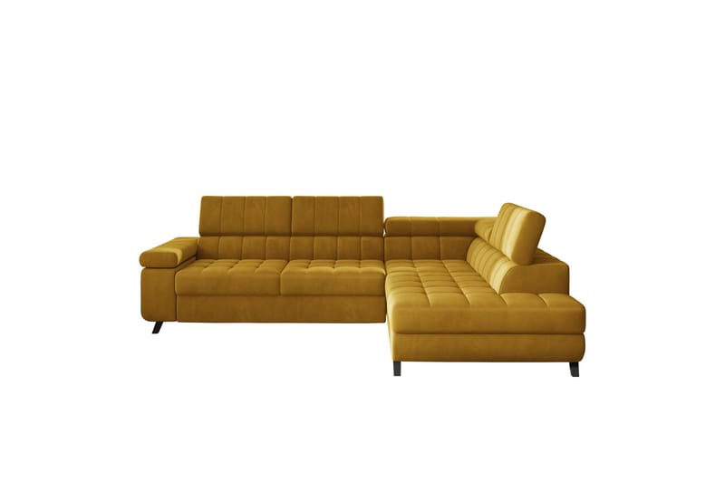 Amshyttan Soffa med Schäslong 3-sits - Gul - Möbler - Soffa - Divansoffa & schäslongsoffa - 3 sits soffa med divan