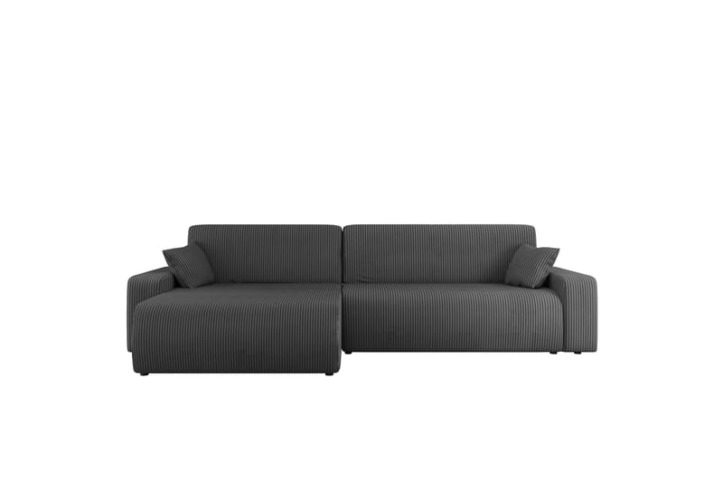 Barile Soffa med Divan 3-sits - Mörkgrå - Möbler - Soffa - Divansoffa & schäslongsoffa - 3 sits soffa med divan