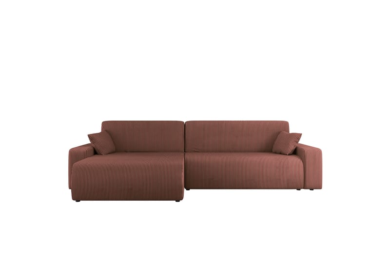 Barile Soffa med Divan 3-sits - Rosa - Möbler - Soffa - Divansoffa & schäslongsoffa - 3 sits soffa med divan