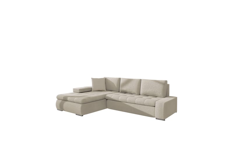 Cerys Soffa med Divan 3-sits - Beige - Möbler - Soffa - Divansoffa & schäslongsoffa - 3 sits soffa med divan