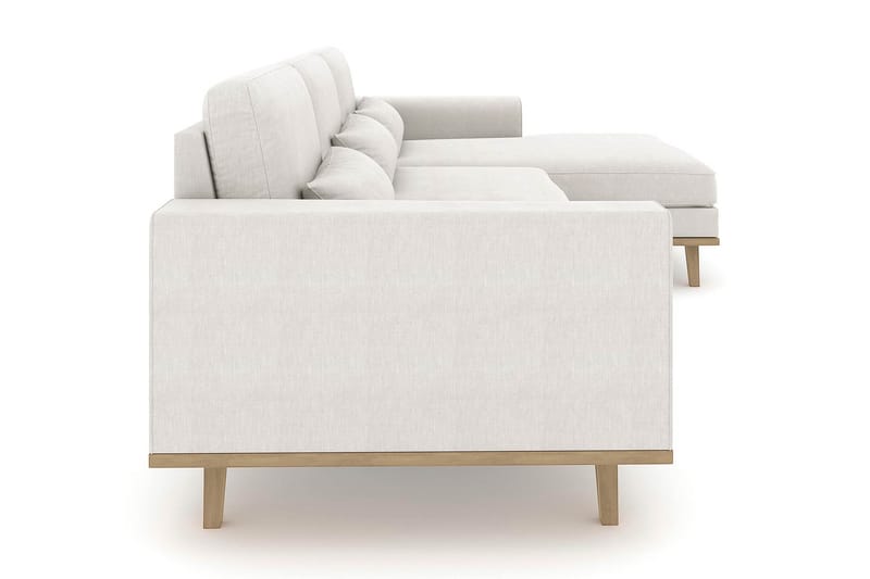 Divansoffa Haga Linne - Beige - Möbler - Soffa - Divansoffa & schäslongsoffa