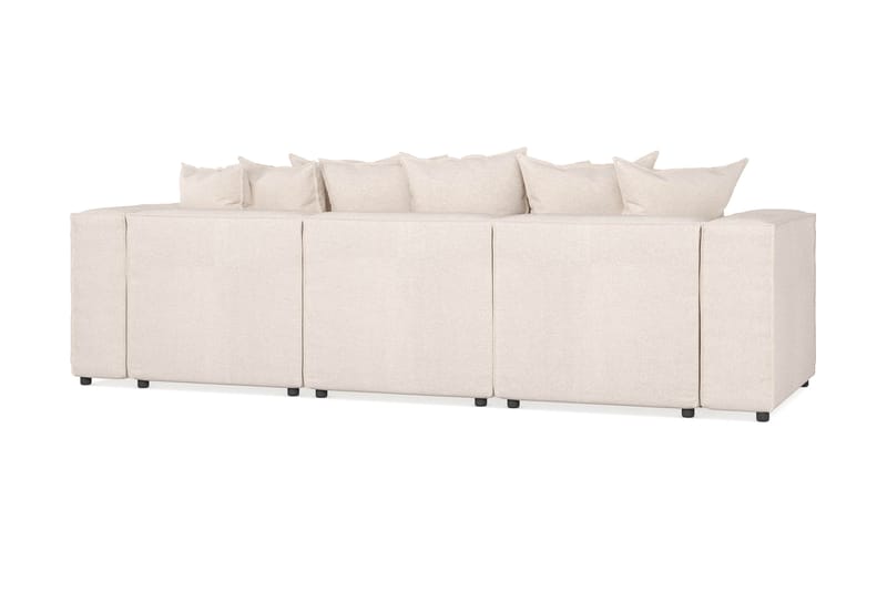 Djup Soffa 3-sits m. Divan Narender - Beige - Möbler - Soffa - Divansoffa & schäslongsoffa - 3 sits soffa med divan