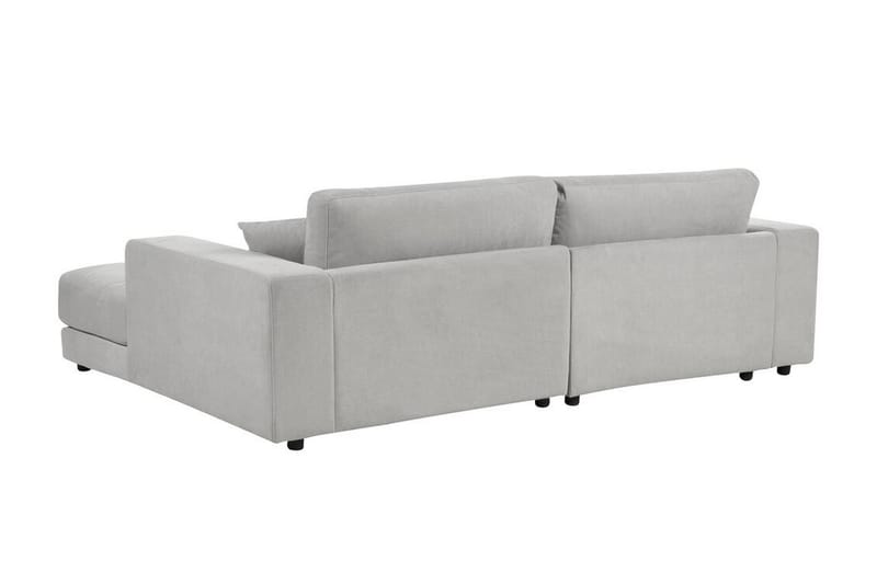 Ersi Soffa med Divan 3-sits - Grå/Svart - Möbler - Soffa - Divansoffa & schäslongsoffa - 3 sits soffa med divan