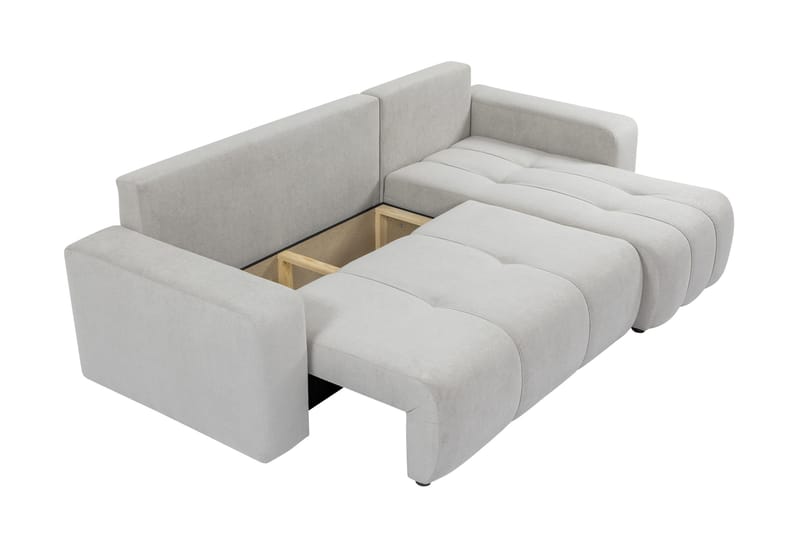 Flo Bäddsoffa med Divan 3-sits - Beige - Möbler - Soffa - Divansoffa & schäslongsoffa - 3 sits soffa med divan