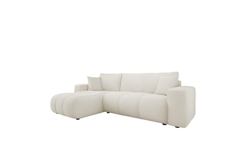 Flo Bäddsoffa med Divan 3-sits - Vit - Möbler - Soffa - Divansoffa & schäslongsoffa - 3 sits soffa med divan