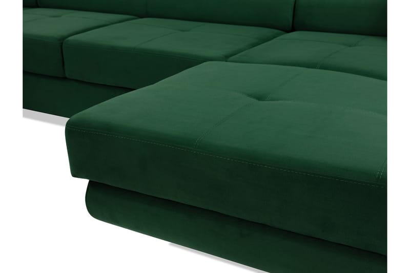 Gabina Soffa med Divan och Schäslong 4-sits - Vit/Grå - Möbler - Soffa - Divansoffa & schäslongsoffa - 4 sits soffa med divan