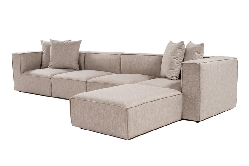 Gregor Soffa med Divan 4-sits - Sand beige - Möbler - Soffa - Divansoffa & schäslongsoffa - 4 sits soffa med divan