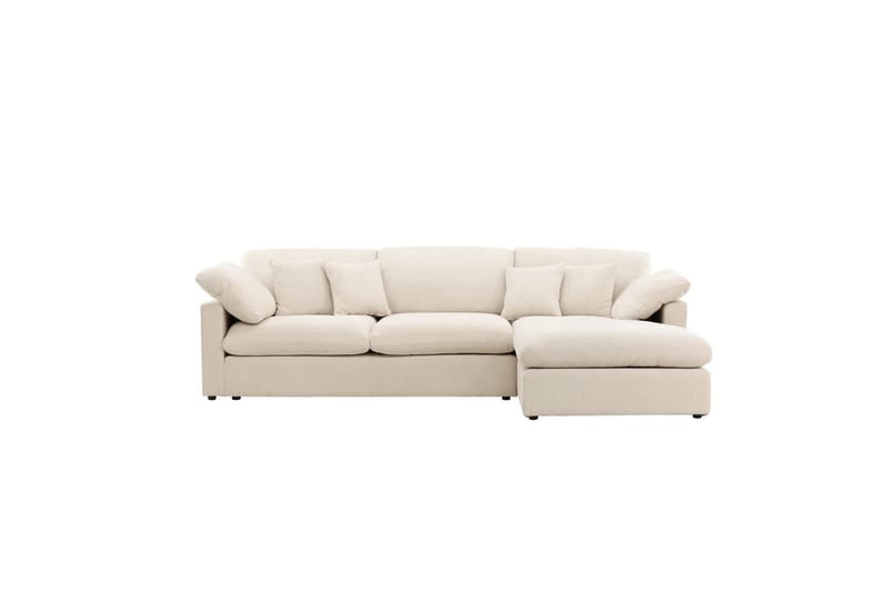 Hörnsoffa VIND Amalfi - Beige - Möbler - Soffa - Divansoffa & schäslongsoffa - 3 sits soffa med divan