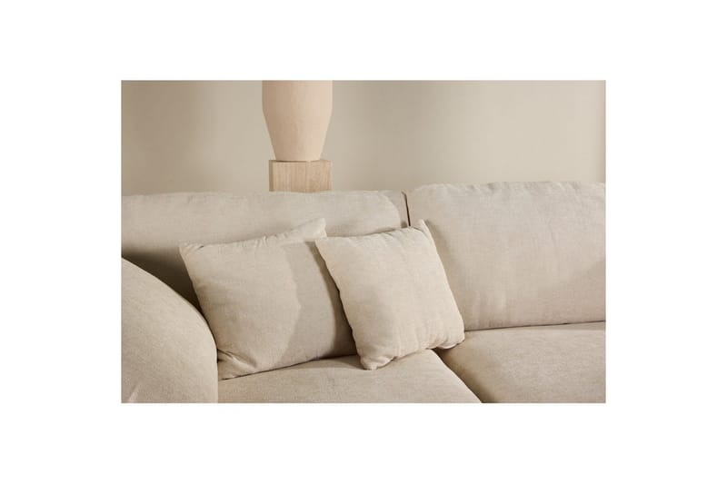 Hörnsoffa VIND Amalfi - Beige - Möbler - Soffa - Divansoffa & schäslongsoffa - 3 sits soffa med divan