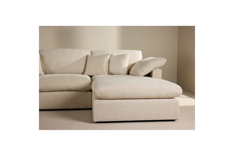 Hörnsoffa VIND Amalfi - Beige - Möbler - Soffa - Divansoffa & schäslongsoffa - 3 sits soffa med divan