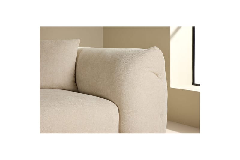 Hörnsoffa VIND Positano - Beige - Möbler - Soffa - Divansoffa & schäslongsoffa - 4 sits soffa med divan