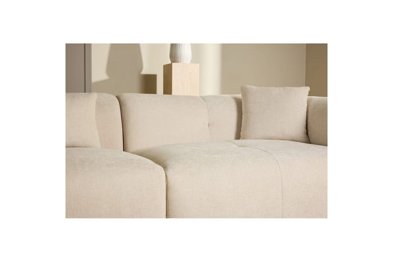 Hörnsoffa VIND Positano - Beige - Möbler - Soffa - Divansoffa & schäslongsoffa - 4 sits soffa med divan