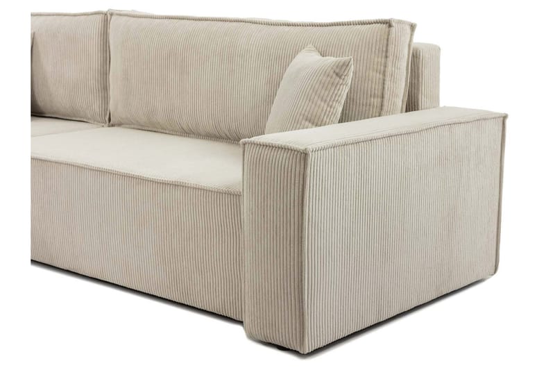 Hobson Soffa med Divan 3-sits - Beige - Möbler - Soffa - Divansoffa & schäslongsoffa - 3 sits soffa med divan