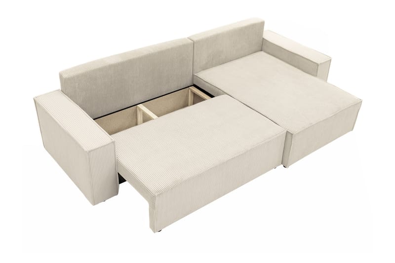 Hobson Soffa med Divan 3-sits - Beige - Möbler - Soffa - Divansoffa & schäslongsoffa - 3 sits soffa med divan