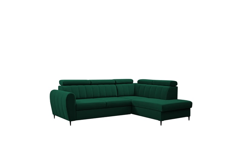 Hoffman Soffa med Schäslong 3-sits - Grön - Möbler - Soffa - Divansoffa & schäslongsoffa - 3 sits soffa med divan