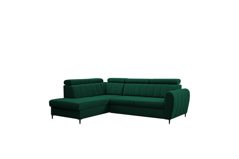 Hoffman Soffa med Schäslong 3-sits - Grön - Möbler - Soffa - Divansoffa & schäslongsoffa - 3 sits soffa med divan