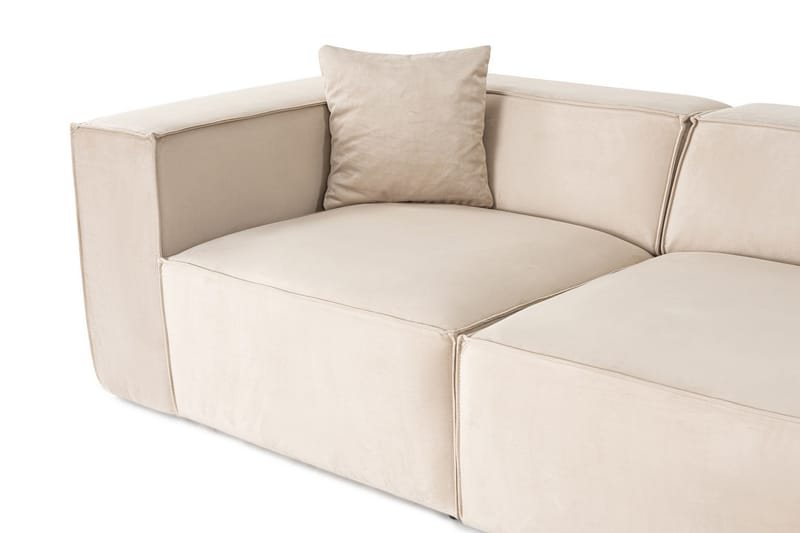 Kaolins Soffa med Divan 3-sits - Cream - Möbler - Soffa - Divansoffa & schäslongsoffa - 3 sits soffa med divan